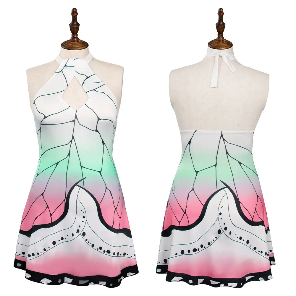 

Plus Size Demon Slayer Kochou Shinobu Swimsuit Cosplay Costume Women Jumpsuit Swimwear Outfits Halloween Carnival Suits