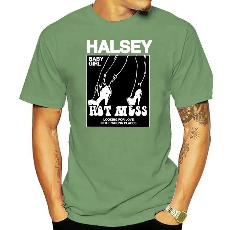 

Halsey Hot Mess Logo Licensed Adult T Shirt