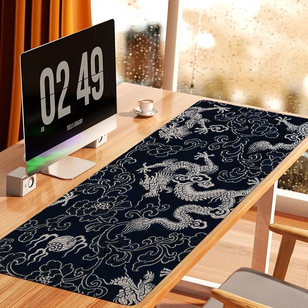 Классный Противоскользящий резиновый коврик для мыши dragao xxl