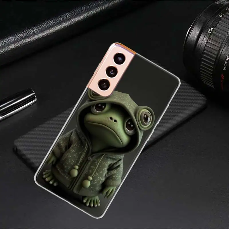 Чехол для телефона Monkey Frog Pig Cow Bird Cat Animal Samsung A16 A05S A15 A25 A35 A55 Galaxy S8 S9 A70 A50 A40 A30S A20E A20S M12