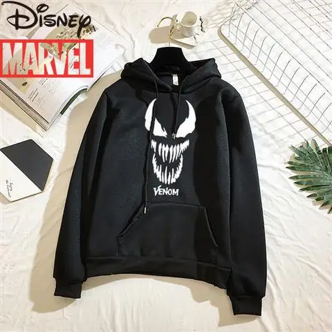 

Disney Marvel Avengers Venom Men's Hoodie Long Sleeve Sweater Winter All-match Men's