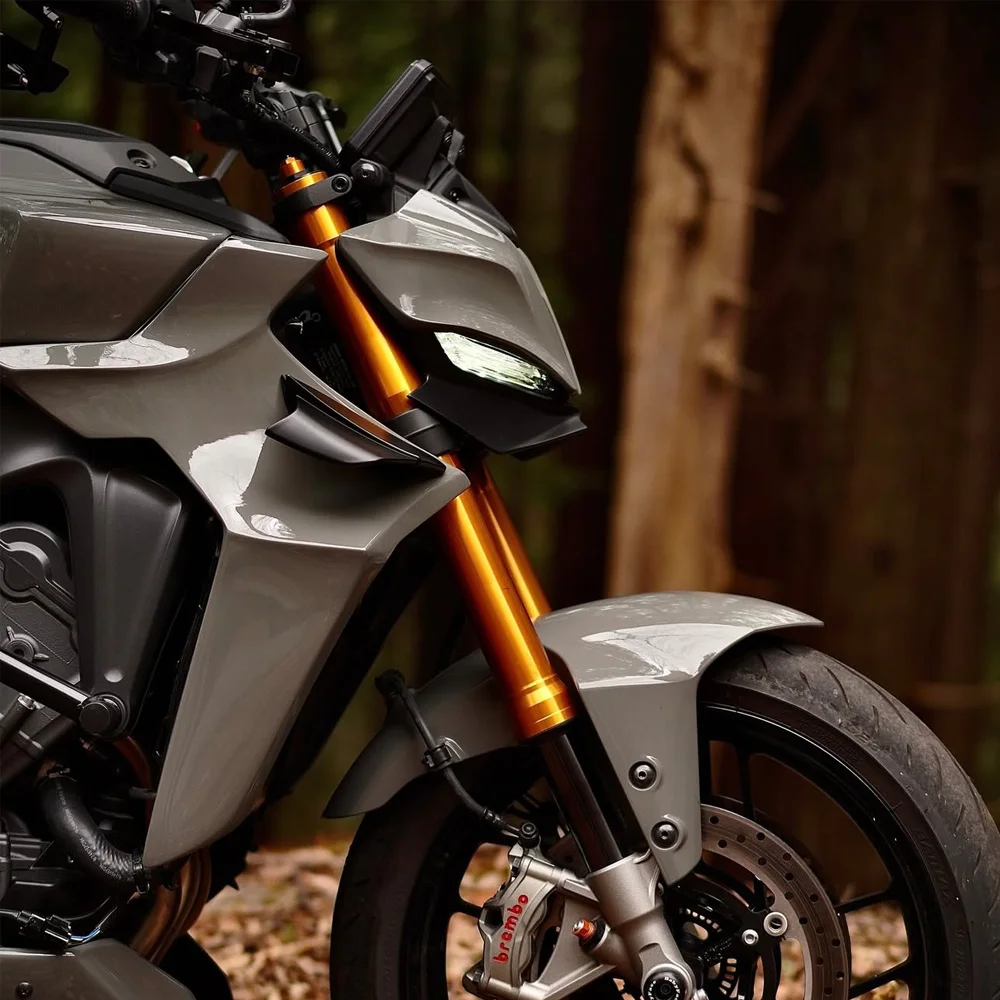 Фото YAMAHA MT-09 / SP (2024-2025-2026 Gen 4) – Аэродинамическое крыло GP и передний нижний спойлер – Улучшает аэродинамическое удержание на дороге и стабильность №2