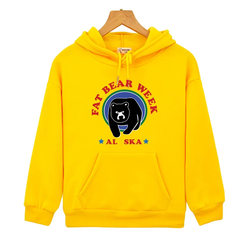 Толстовка с рисунком Fat Bear Week удобная детская толстовка длинным рукавом