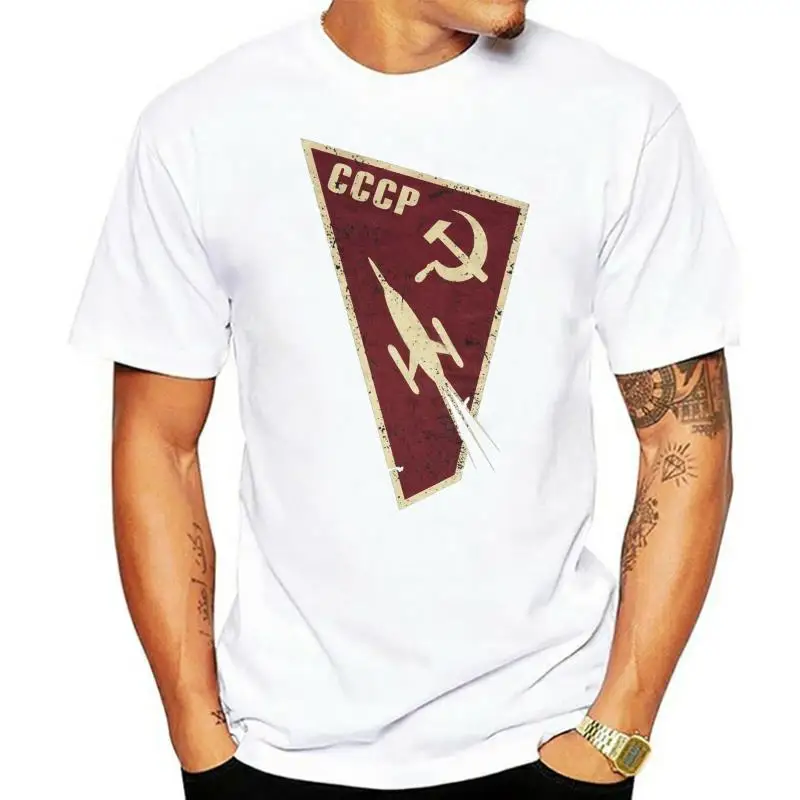 

CCCP Russian T-Shirt USSR RUSSIA Retro Cult East Fun GDR Roscosmos Funny