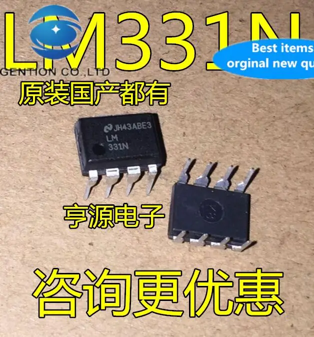 

10pcs 100% orginal new LM331 LM331N LM331P DIP-8 voltage frequency converter / domestic