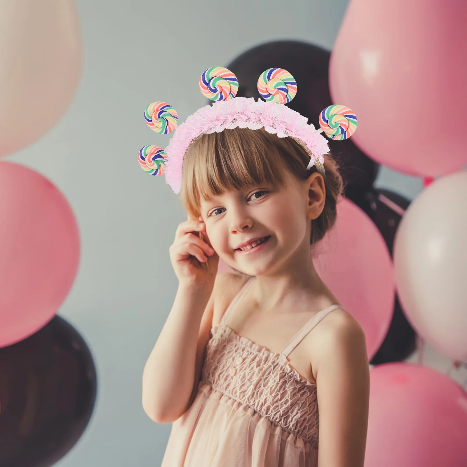 

Candy Headband Kids Hair Hoop Hair Band Kids Lollipop Headband Toddler Hair Band for Girls