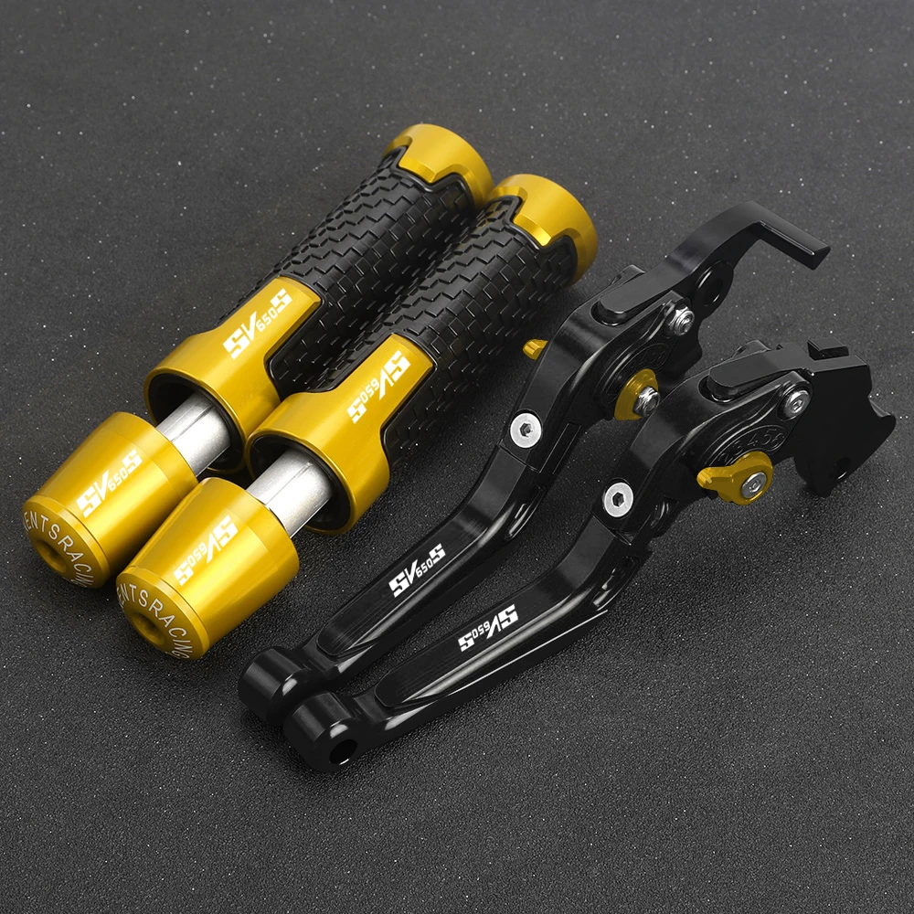 

For SUZUKI SV650S 2013 20014 2015 2016 2017 2018 2019 Motorcycle Brake Clutch Levers 22MM Handlebar Hand Grips ends knobs