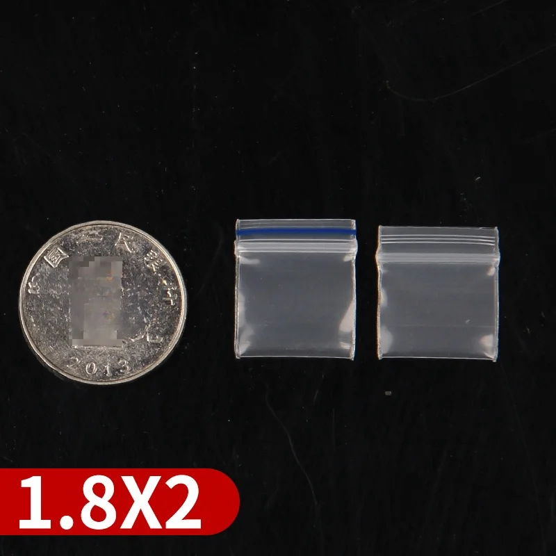 

СтоБаг 100 шт., прозрачные пакеты на молнии для украшений