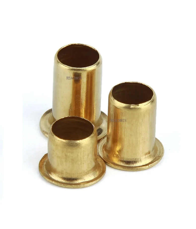 

500PCS/LOT M2.3*3/4/5/6/7/8MM Tubular Rivets Double-sided Circuit Board PCB Nails Brass Hollow Rivets