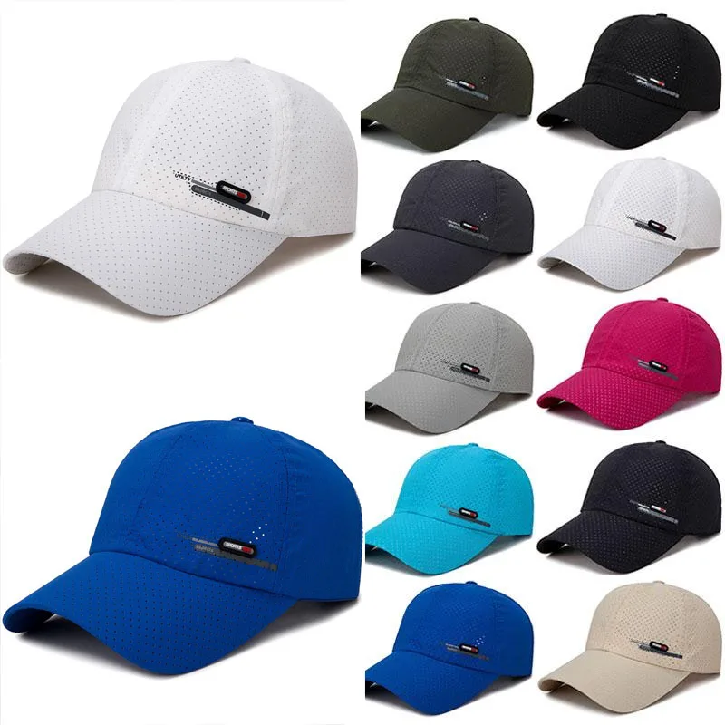

Summer Quick Drying Cap Male Men Cap Luxury Brand Baseball Cap Canada Golf Cap 2022 Kpop Solid Snapback Bone Hat casquette Hats