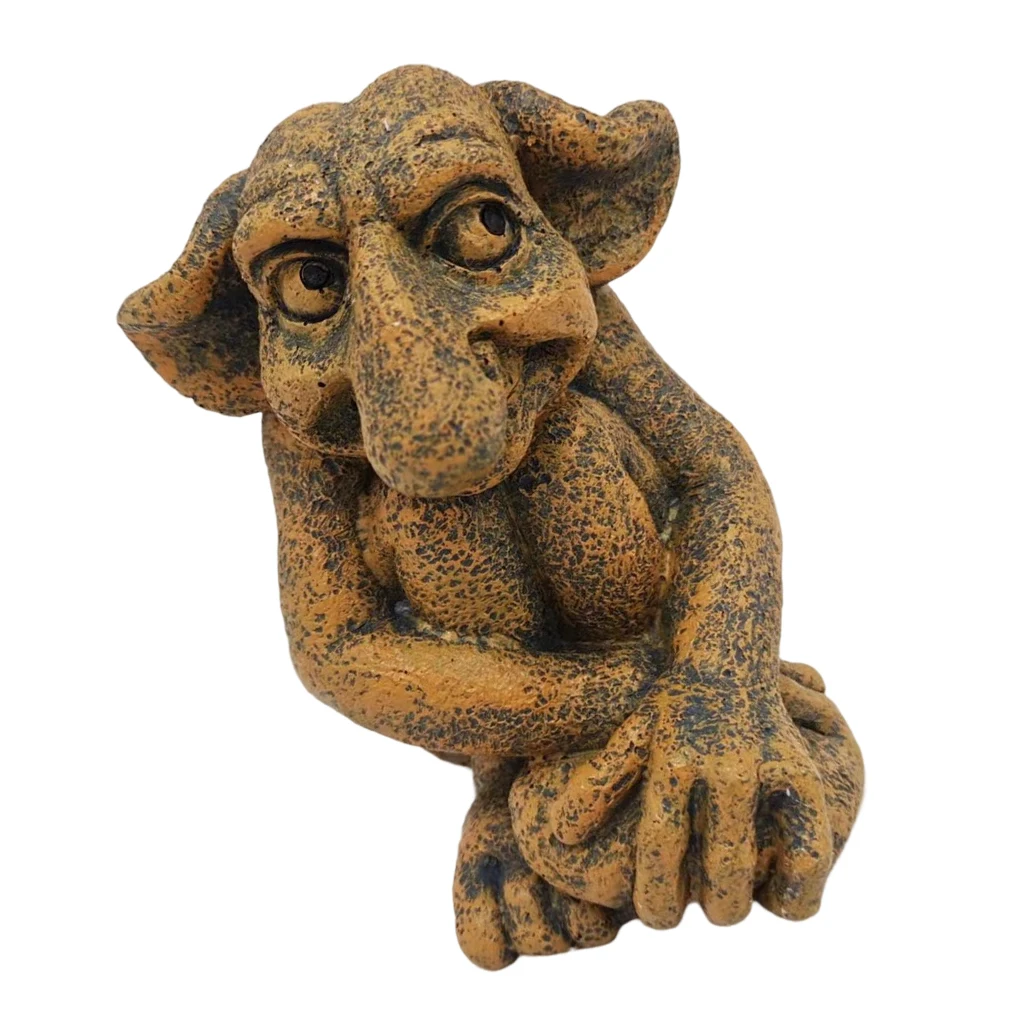 

Старинные садовые статуи аксессуар многофункциональная миниатюрная полимерная скульптура уличная Статуэтка Праздничная лужайка