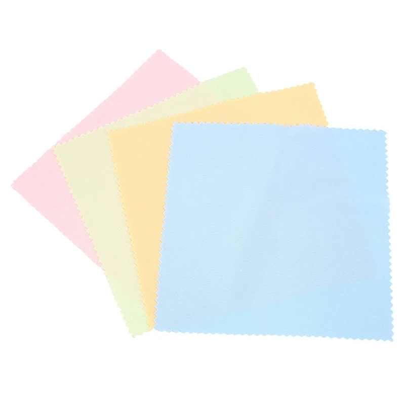 4 Microfiber Optical Cleaning Cloth Dvd Lcd Camera Lens Screen Clean Towel