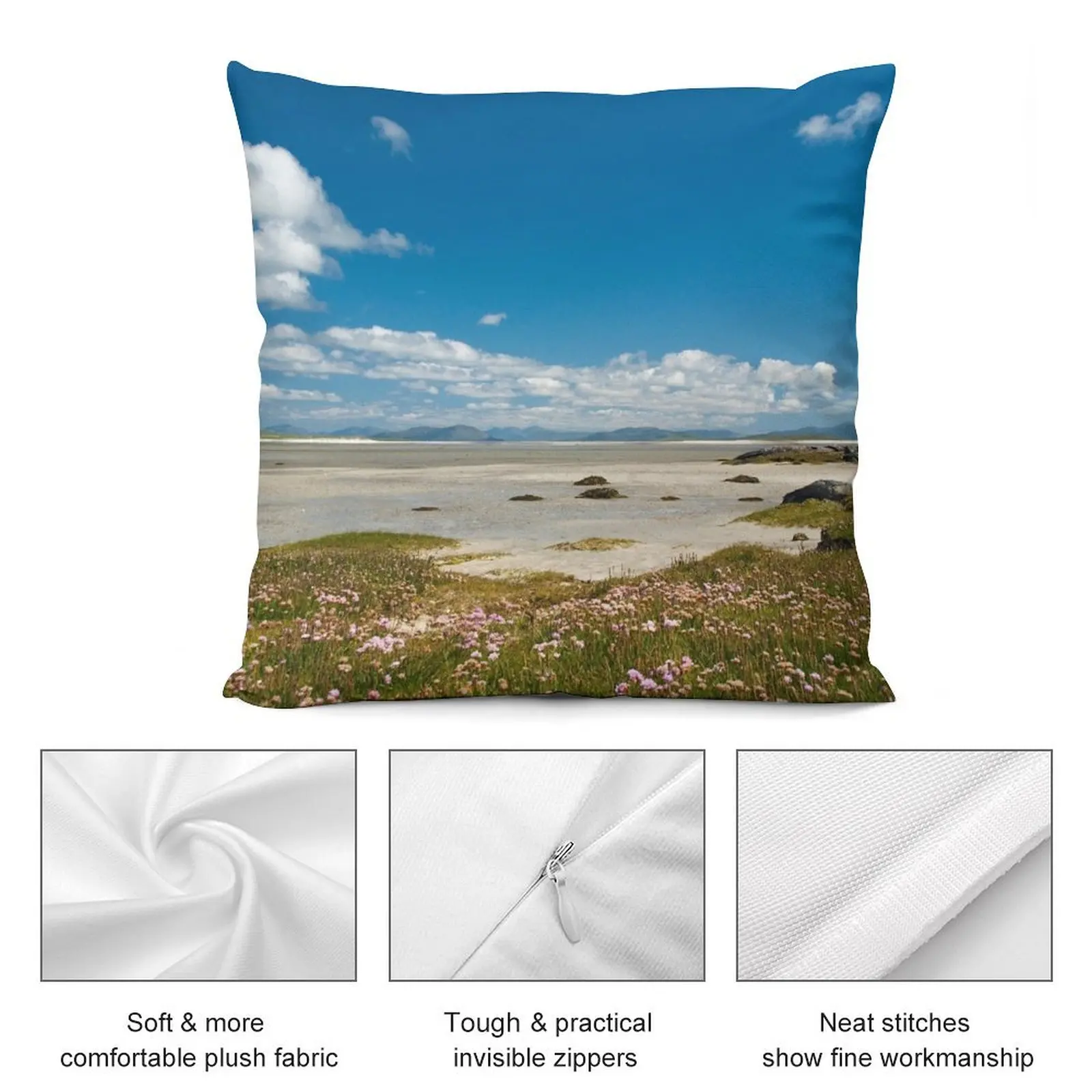 Пляжная Подушка Vallay-предатель Bhalaig North Uist подушка для дивана