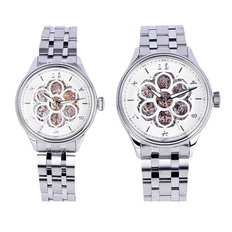 SanYuan с сапфировым стеклом роскошные деловые автоматические механические часы