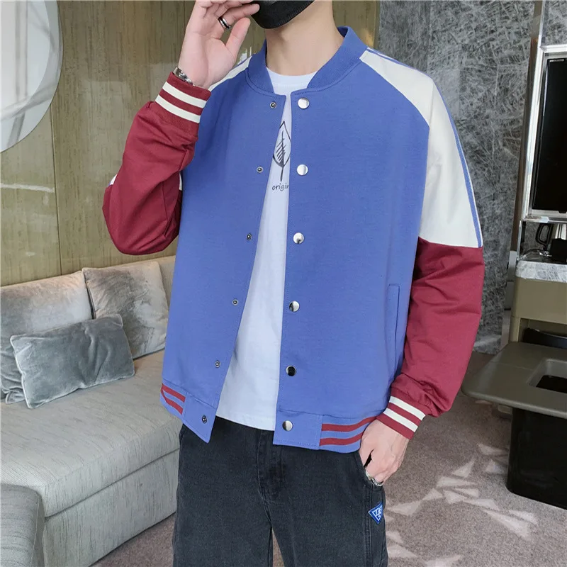 

2022 New Baseball Suit Men's and Women's Lovers' Stand Collar Jacket Men's Jacket