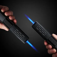 Honest Windproof 1300C Spray Gun Lighter Outdoor BBQ Lighter Kitchen Lighter Butane Cigar Lighter Gadgets for Men Technology