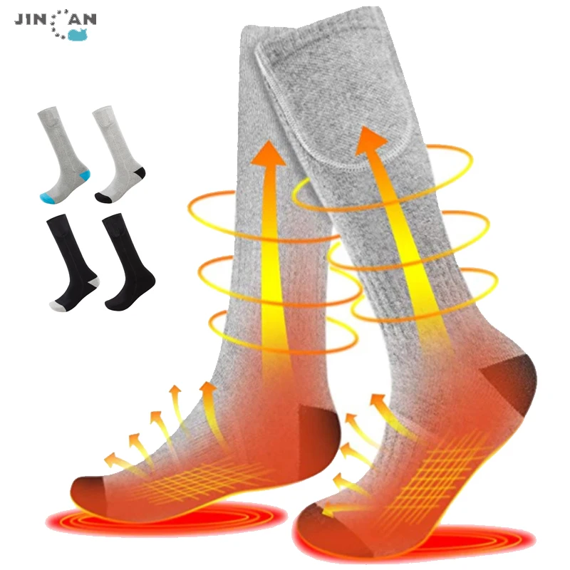 Washable Electric rechargeable Battery Heated Thermal ski Socks Outdoor Sports Heated Socks Rechargeable Battery