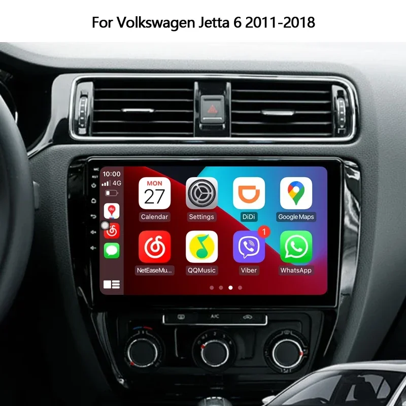 Idoing 10 2-дюймовый автомобильный Android-радио видео-мультимедийный плеер для Volkswagen Jetta