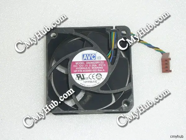 Для HP ELITE 8100 8200 8300 ULTRA SLIM 7800 7900 M735 QL для AVC DS06025R12U P013 453068 -001 КОРПУС Артикул: 453068 -001 Охлаждающий вентилятор (art.: 3920cd5483716) - 3920cd5483716