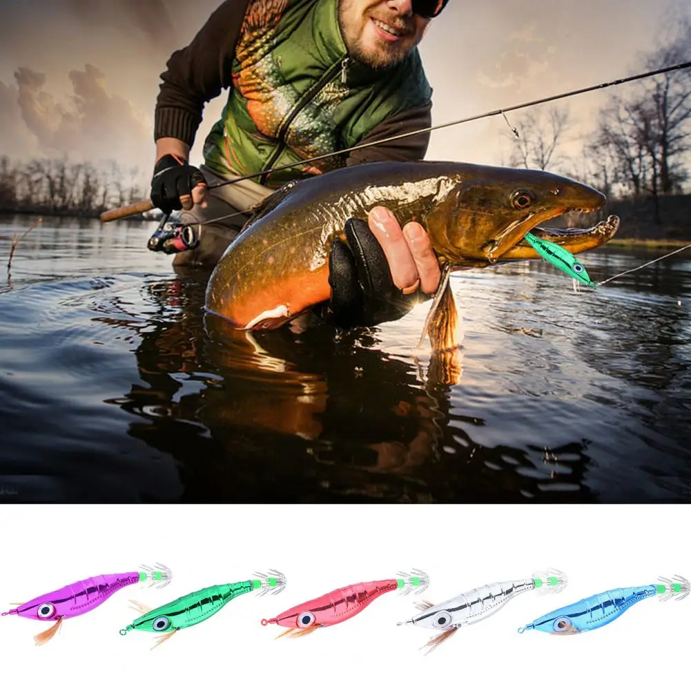 10 см компактная искусственная приманка для морского окуня кальмара креветки