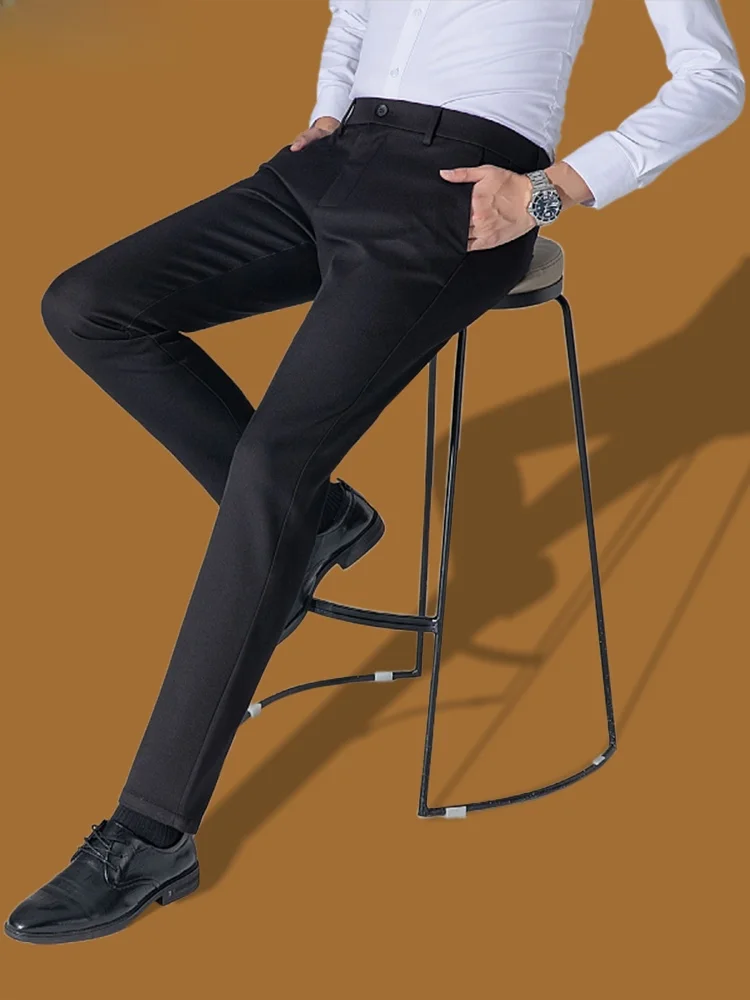 Осень и зима Новые мужские флисовые повседневные брюки Deslun Высококачественные