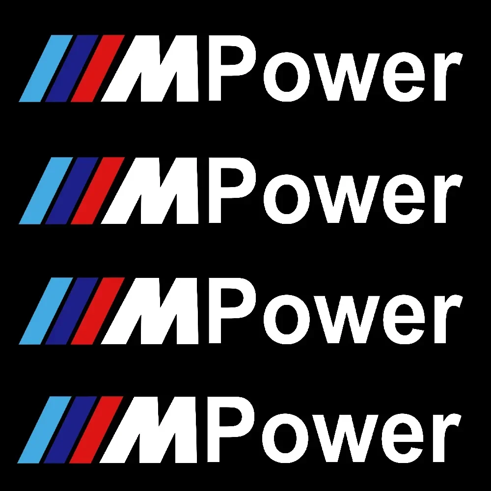 

4 шт., Стайлинг автомобиля, украшение багажника, эмблема, наклейка, аксессуары для BMW M Power X1 X3 X4 X5 E46 E90 F20 E60 E39 F10 M1 M2