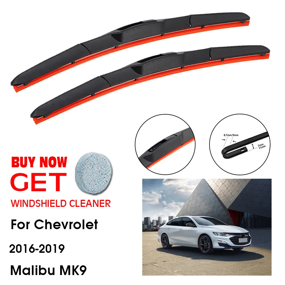 

Автомобильный стеклоочиститель для Chevrolet Malibu MK9, 26 дюймов + 18 дюймов, 2016-2019, стеклоочиститель переднего стекла, лобового стекла, силикагелевы...