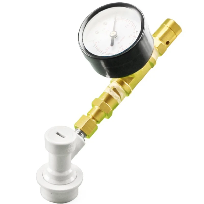 

Adjustable Pressure Relief Valve With homebrewing Gauge and Disconnect