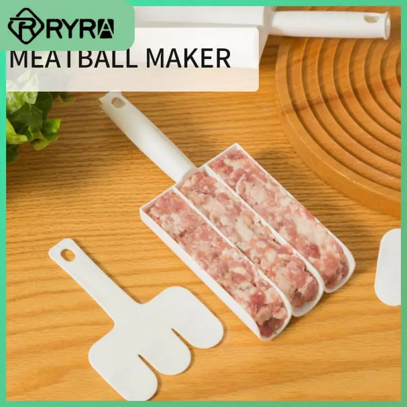 

2023 Plastic Meatball Maker Set Fried Fish Beaf Meat Plastic Meat Making Balls Mold Convenient Portable Kitchen Gadgets Newest