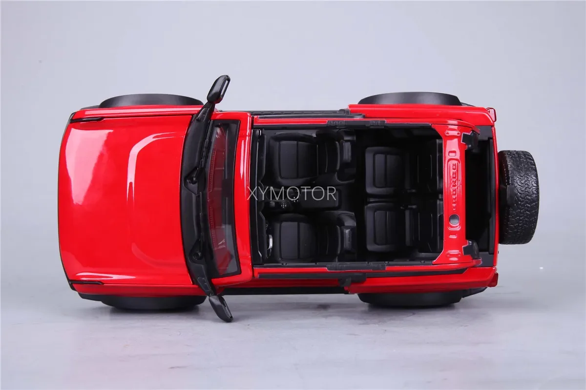 Коллекция моделей автомобилей Maisto 1/18 для Ford Bronco Badlands без двери 2021 детские игрушки