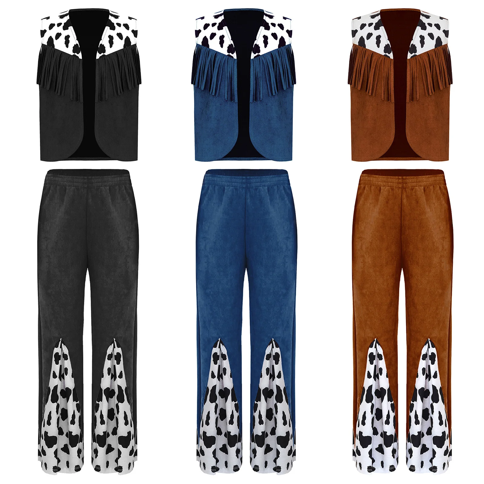 Детский карнавальный костюм на Хэллоуин в стиле вестерн ковбой пастушка жилет с