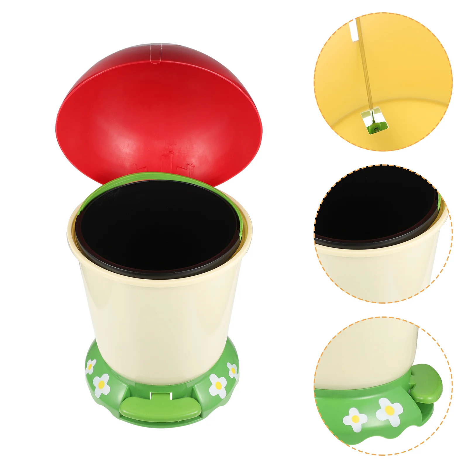 Педальный мусорный бак мусорное ведро для автомобиля мусора предметы домашней