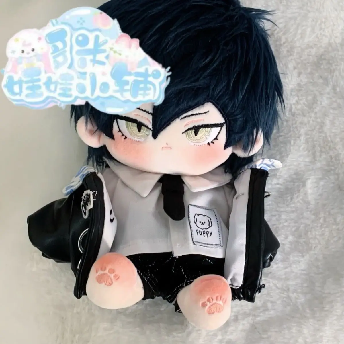 Фото Фаршированные 20 см аниме Danganronpa Shuichi Saihara, хлопковые куклы, игрушки COS для детей и взрослых, плюшевые игрушки, подарки или коллекция фанатов №2