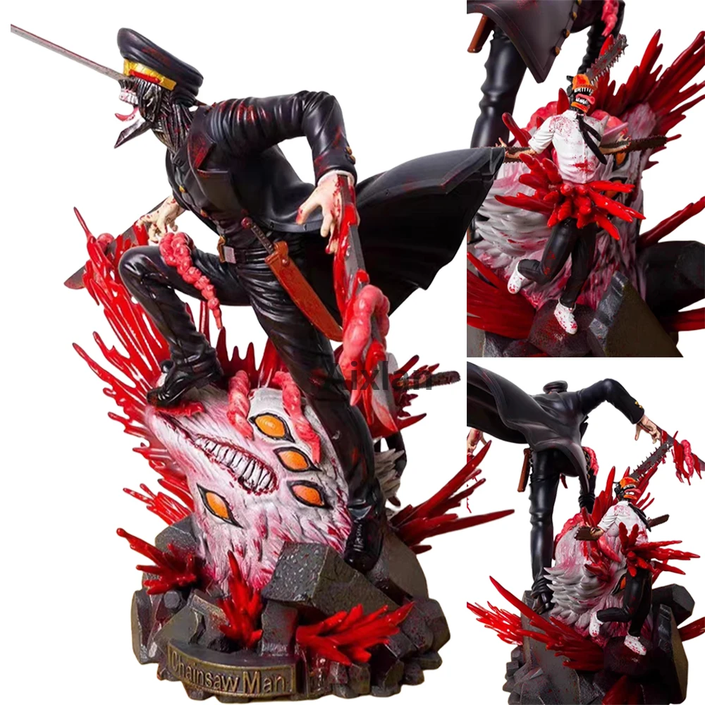 

35cm Chainsaw Man Denji Anime Figure Chainsaw Man Rage Devil PVC Action Figure Denji/Power Figure Collectible Model Toys