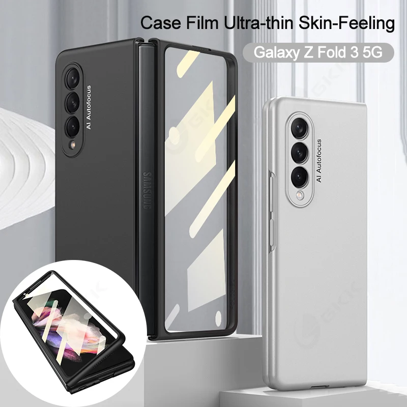 

GKK Original For Samsung Galaxy Z Fold 3 5G Case With Out Screen Glass Shockproof Matte Hard ​Case For Samsung Z Fold 3 5G Cover