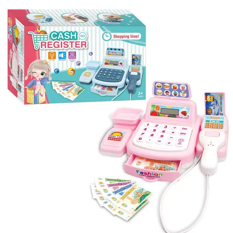 Многофункциональный кассовый аппарат для супермаркета детская игра развивающие