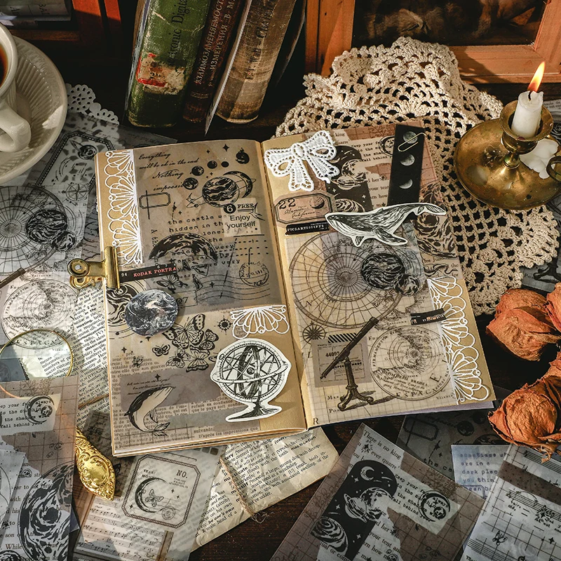 20 листов бумаги ручной работы с цветами дневник нежелательной еды винтажные