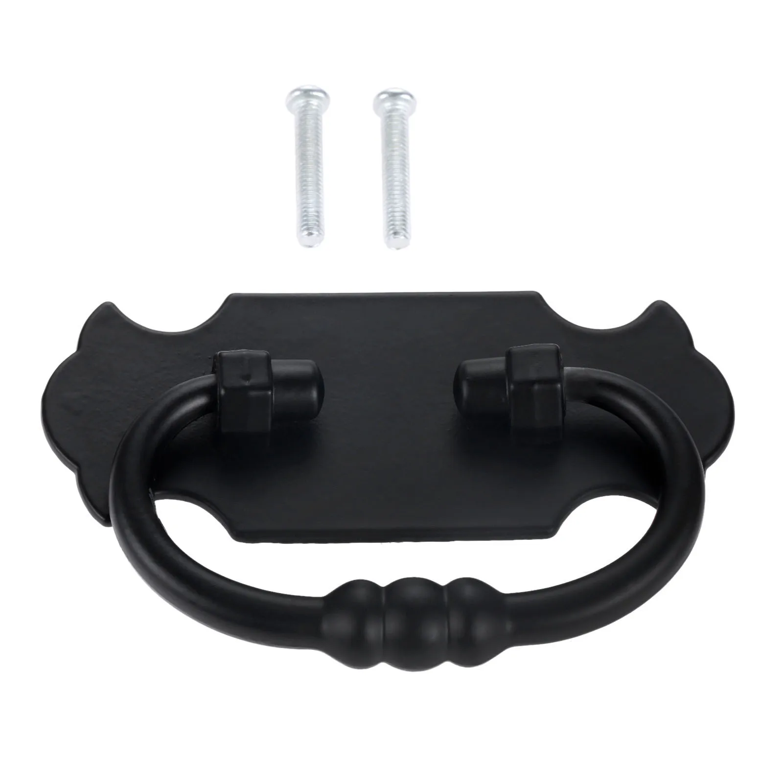 1 шт. 88*56 мм черная ручка из цинкового сплава для ящиков дверей шкафов винтажных