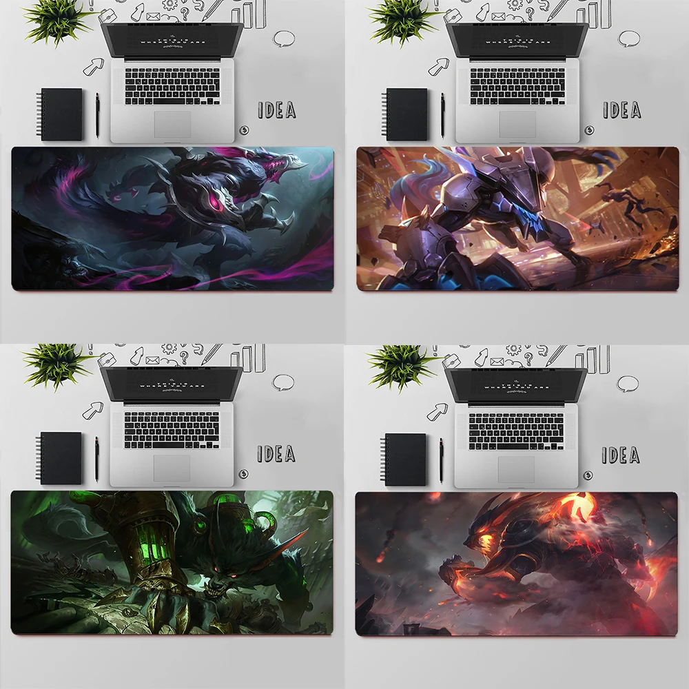 

League of Legends Warwick Gaming Mouse Pad Large Mouse Pad PC Gamer Computer Mouse Mat Big Mousepad Keyboard Desk Mat Mause Pad