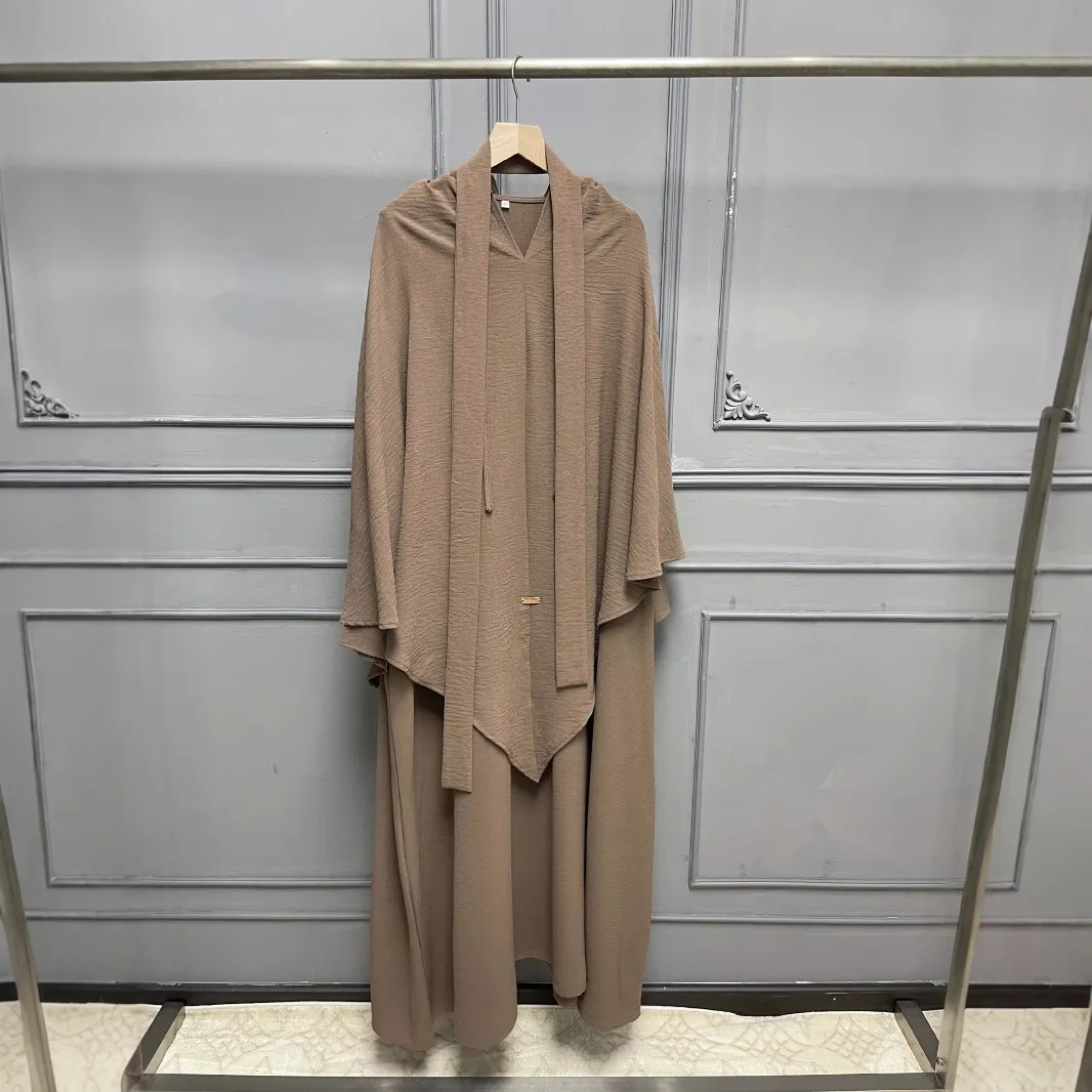 Новое молитвенное платье Ид мусульманское женское Рамадан исламская одежда