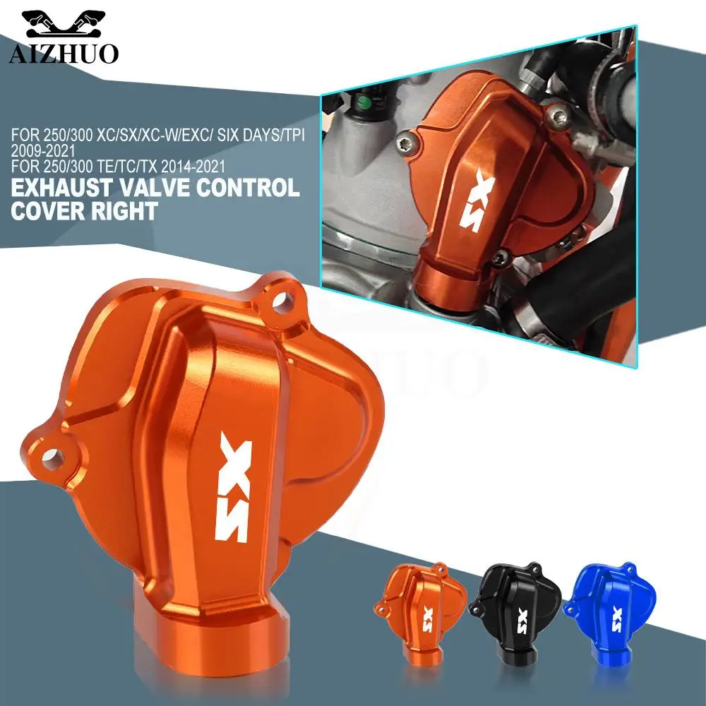 Motorcycle Right Exhaust Power Valve Control Cover For 250SX 300SX 2009-2021 SX 250 300 2020 2019 2018 2017 250-SX 300-SX 2010