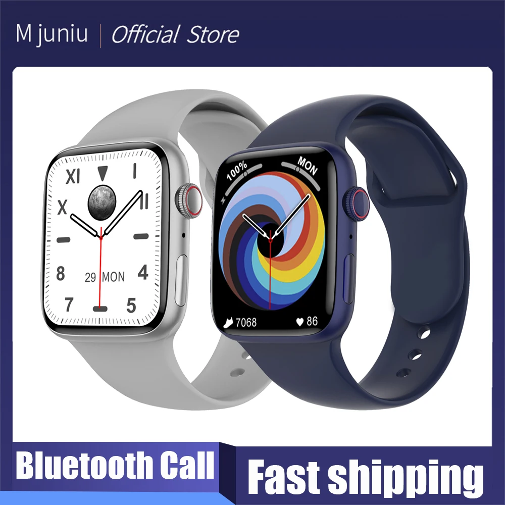 

2022 New DT7 Plus Smart Watch Series 7 NFC GPS Tracker Bluetooth Call Track Voice Assistant Men Women Smartwatch for IOS Android