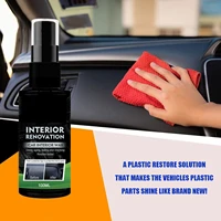plastic exterior recovery restorer trim long lasting cleaner agent refresh restoration hydrophobic coating car chemicals 100 ml