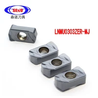 seno high quality carbide milling inserts lnmu0303 process stainless steel turning tools cnc lathe blade