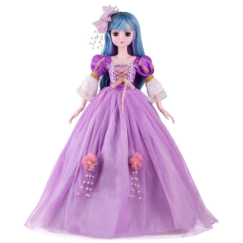 Фото 60 см навесная кукла 1/3 BJD 60 см Bjd Женские свадебные куклы Одевание принцессы Кукла Большие игрушки Набор принцессы Дети Игрушки для девочек Подарок №5