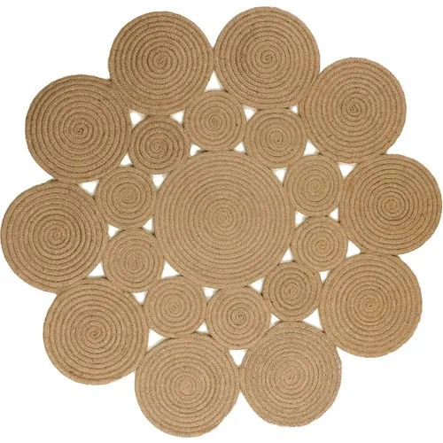 H10 домашние декоративные коврики ручной вязки из натурального джута J25 | Дом и сад