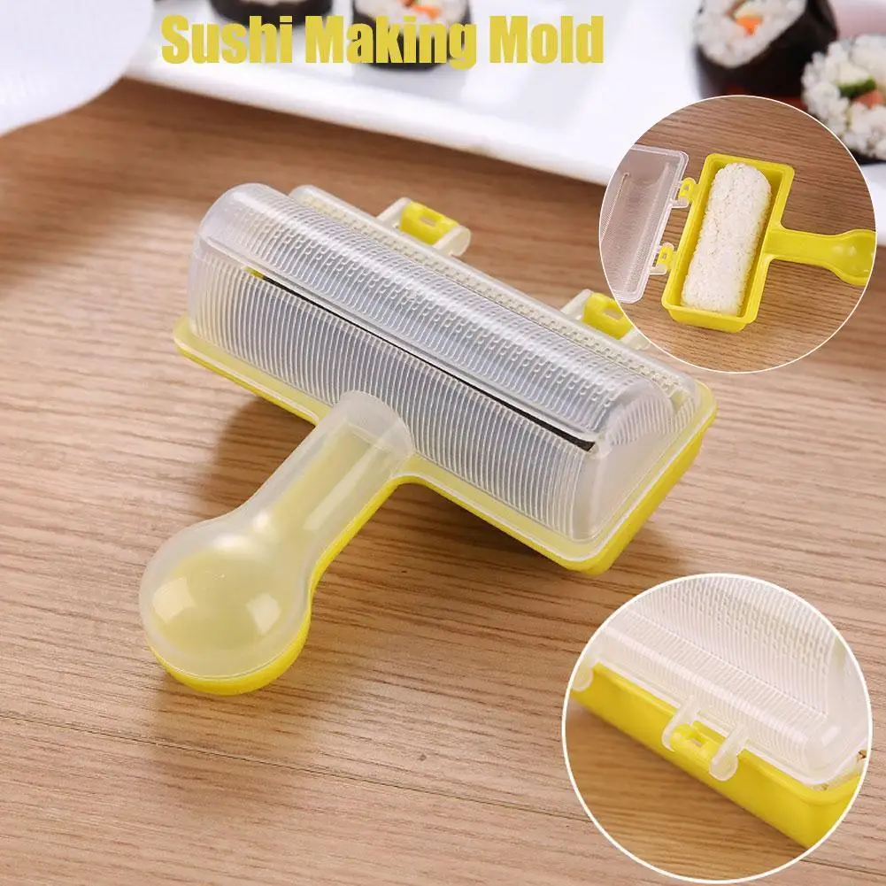 

Creativity DIY Rice Ball Molds Sushi Mold Maker Bento Accessories Kitchen Tool Dishwasher Safe For Sushi Making Mold Tools A7V2
