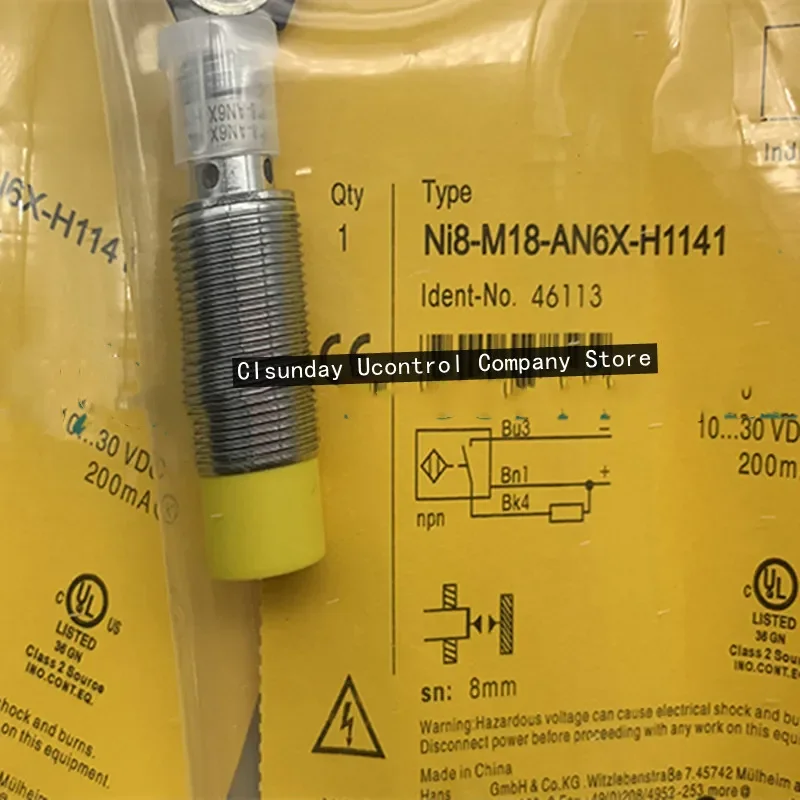 3 шт. новый бесконтактный переключатель NI8-M18-AD4X/S90 NI8-M18-VP4X NI8-M18-VN4X NI8-M18-AN6X-H1141 Ni8-M18-AZ3X