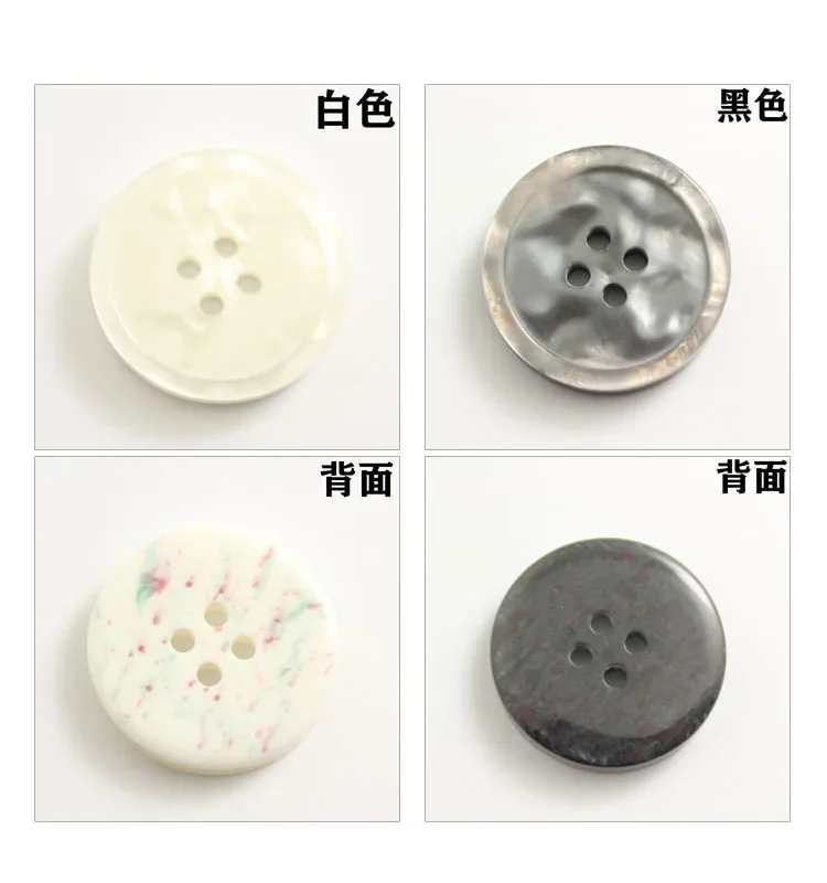 10 шт. 15-28 мм пуговицы из смолы для одежды свитера декор костюма 4 отверстия