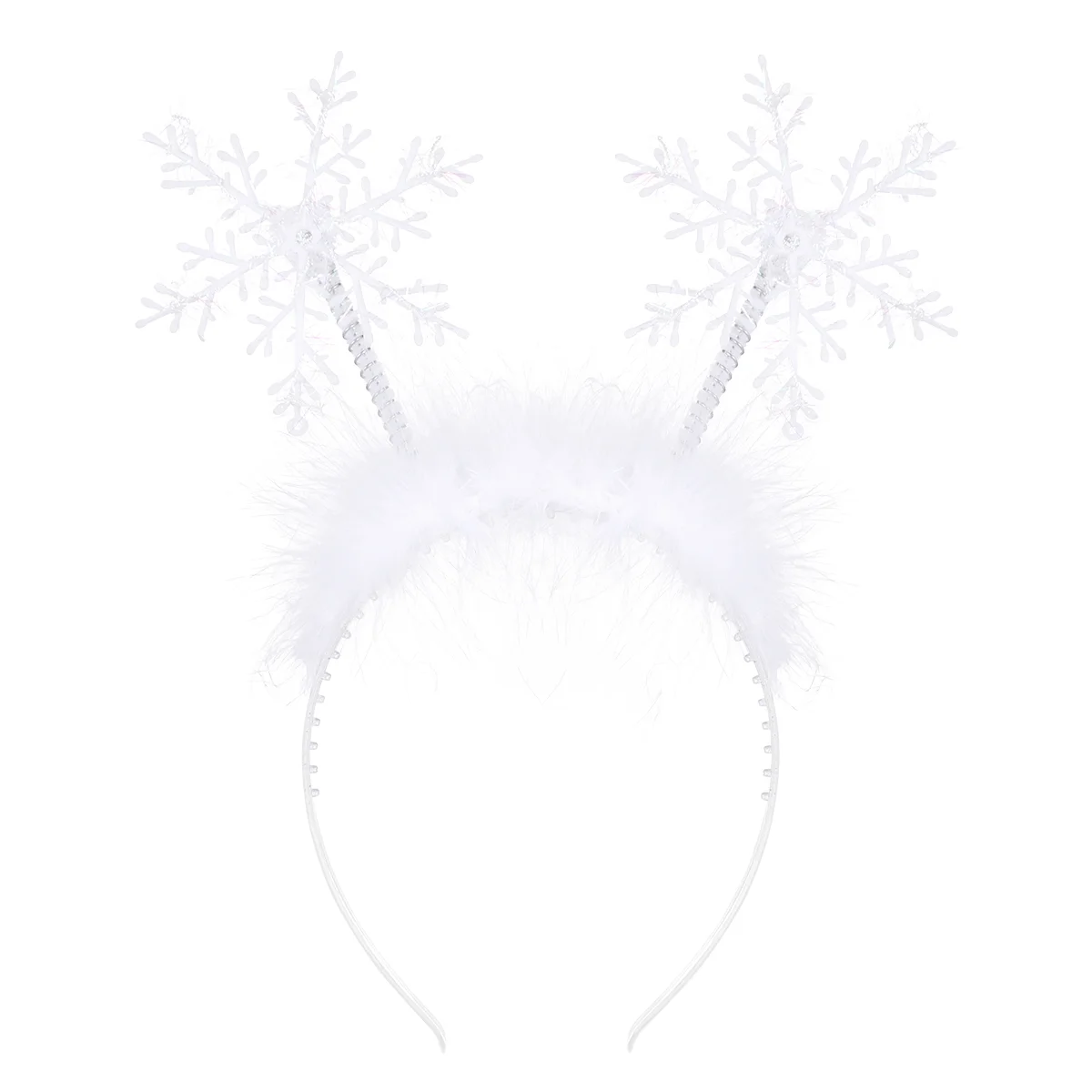 

Lurrose 2 pcs Christmas Hair and Snowflakes Hair Band Xmas Party Headdress Hair Accessories for Decoration Use